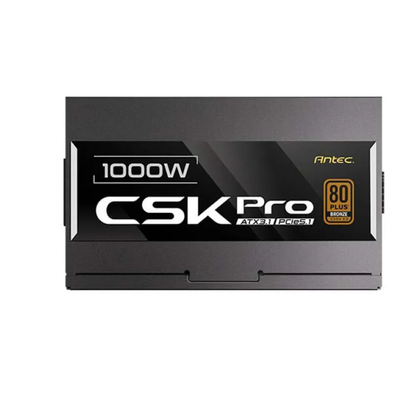 Nguồn máy tính ANTEC CSK1000 PRO BRONZE ATX3.1 1000W (80+ Bronze/Màu đen/Semi Modular)
